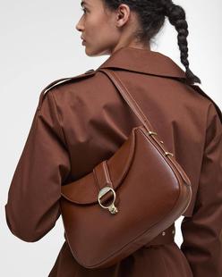 Barbour Alder Leather Shoulder Bag Alternate View